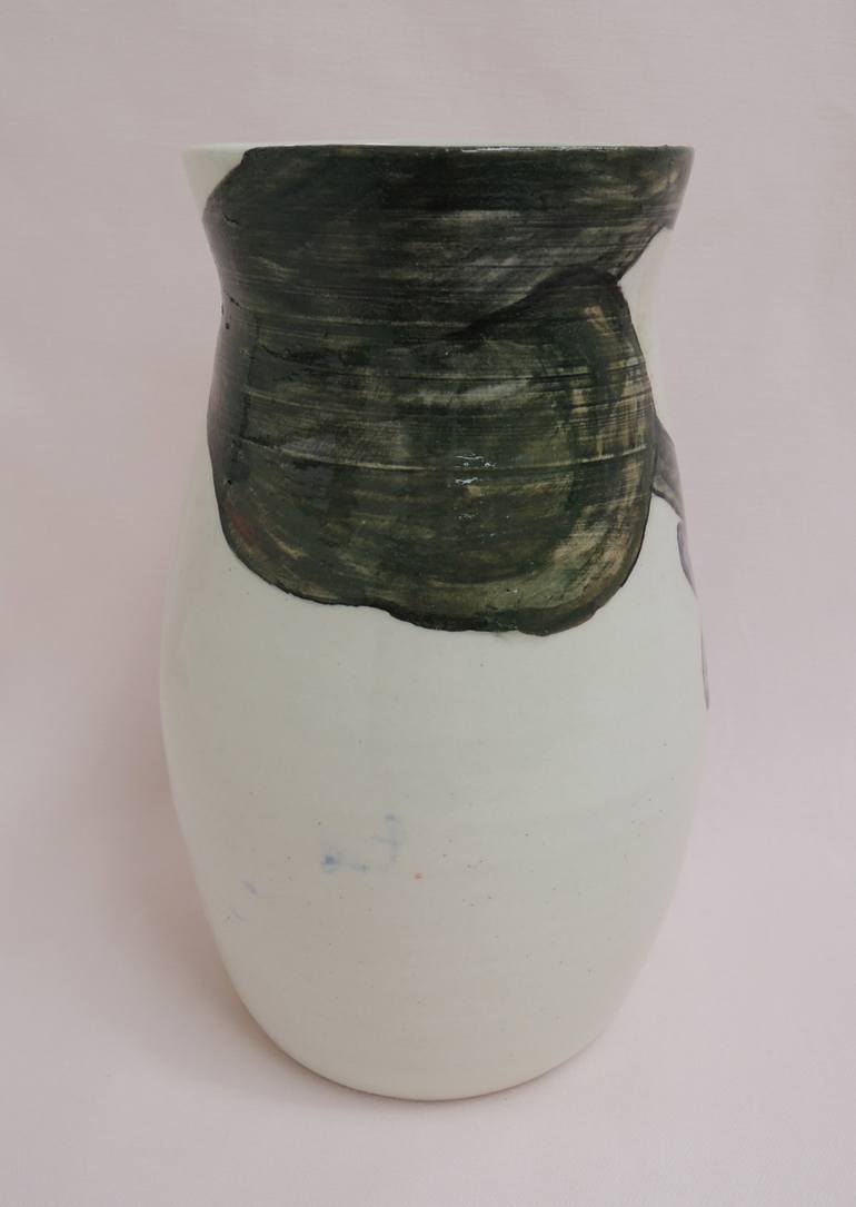 Original Art Deco Botanic Sculpture by Tuyet Cao