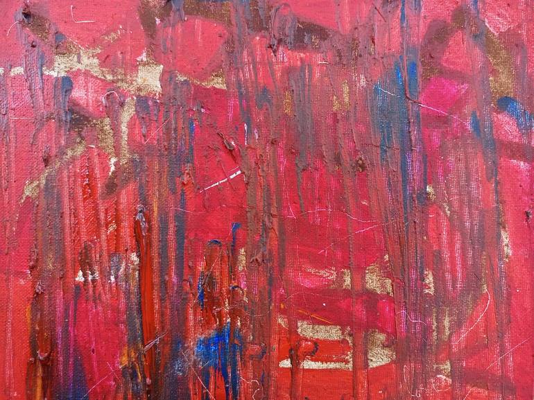 Original Abstract Expressionism Abstract Painting by Merlin Flower