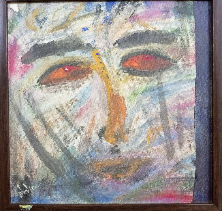 Original Abstract Women Painting by Merlin Flower