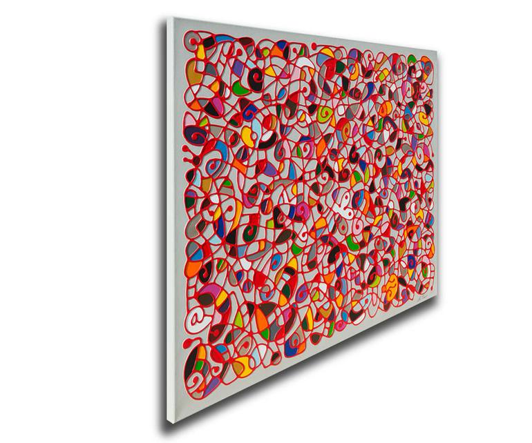 Original Abstract Painting by Frank Le Pair