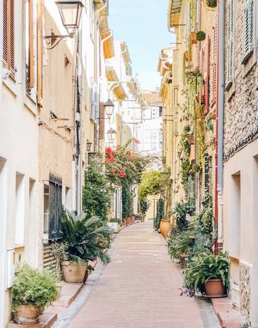 Southern France City Streets Travel, Antibes Town French Riviera thumb
