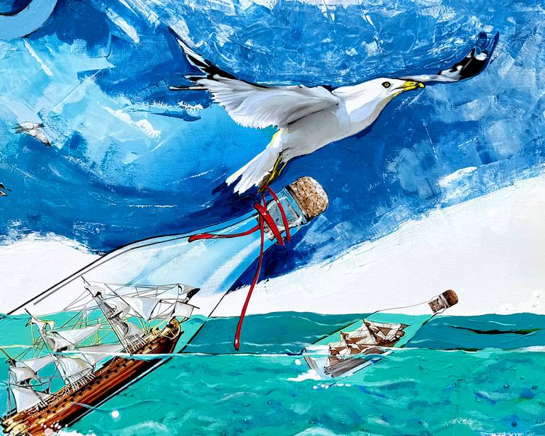 Original Conceptual Travel Painting by Viraj Ponkshe