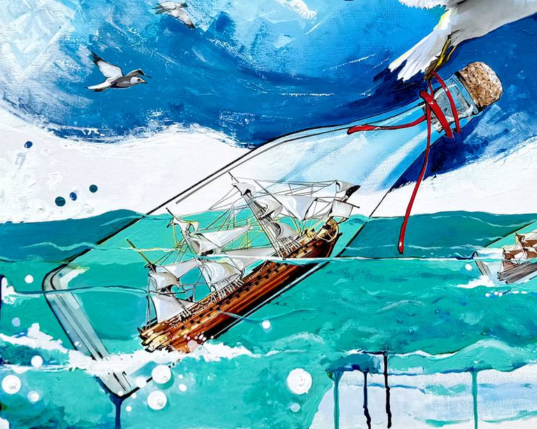 Original Conceptual Travel Painting by Viraj Ponkshe
