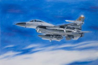 F16 war fighter plane thumb