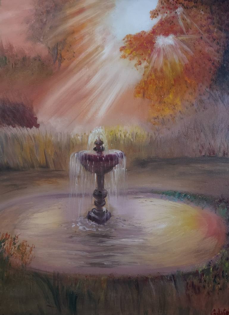 Original Contemporary Garden Painting by Gabriela Enso