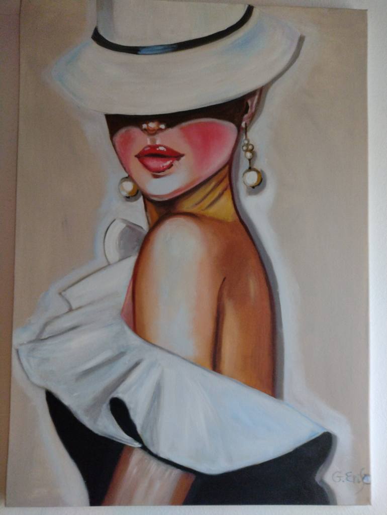 Original Women Painting by Gabriela Enso