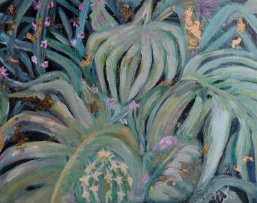 Original Abstract Botanic Paintings by Gabriela Enso