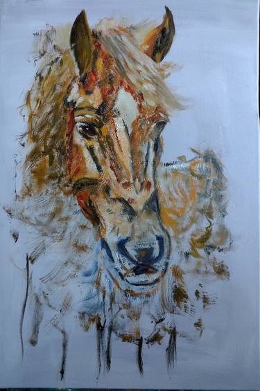 Print of Abstract Horse Paintings by Gabriela Enso