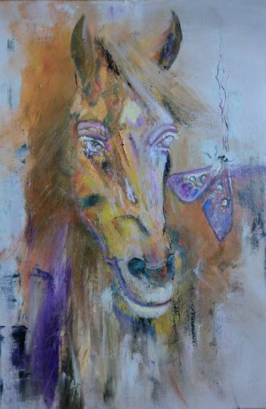 Print of Abstract Horse Paintings by Gabriela Enso