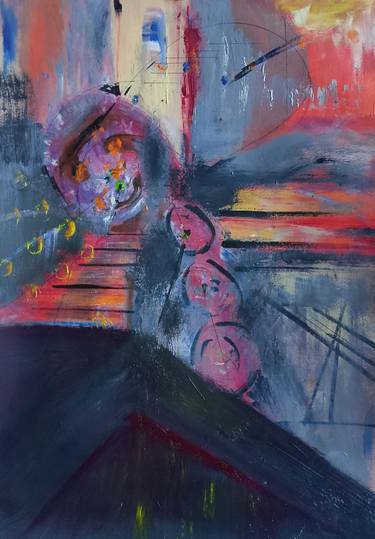 Original Abstract Expressionism Abstract Painting by Gabriela Enso