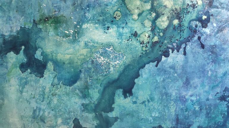 Original Abstract Sport Painting by Carolina Sauca