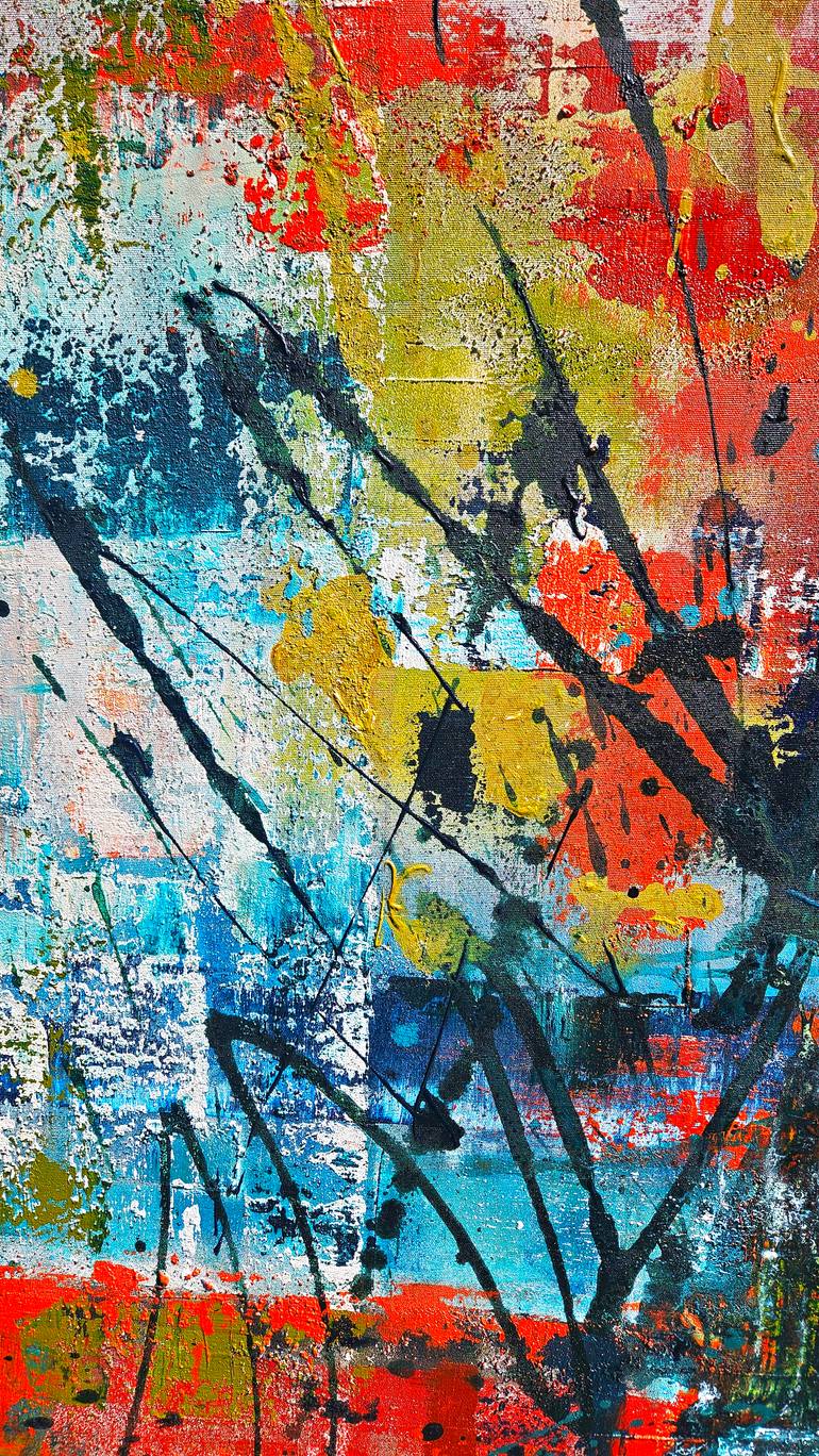 Original Contemporary Abstract Painting by Carolina Sauca