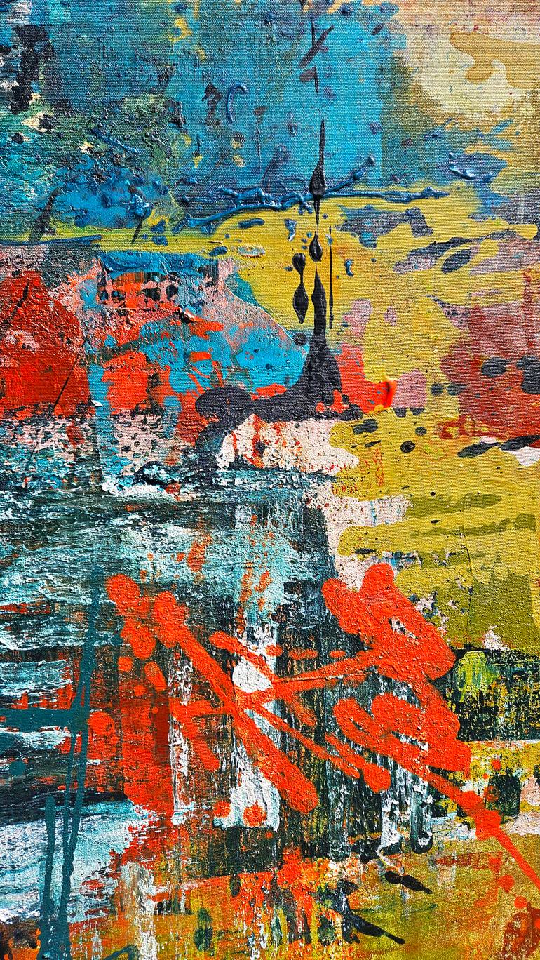 Original Contemporary Abstract Painting by Carolina Sauca