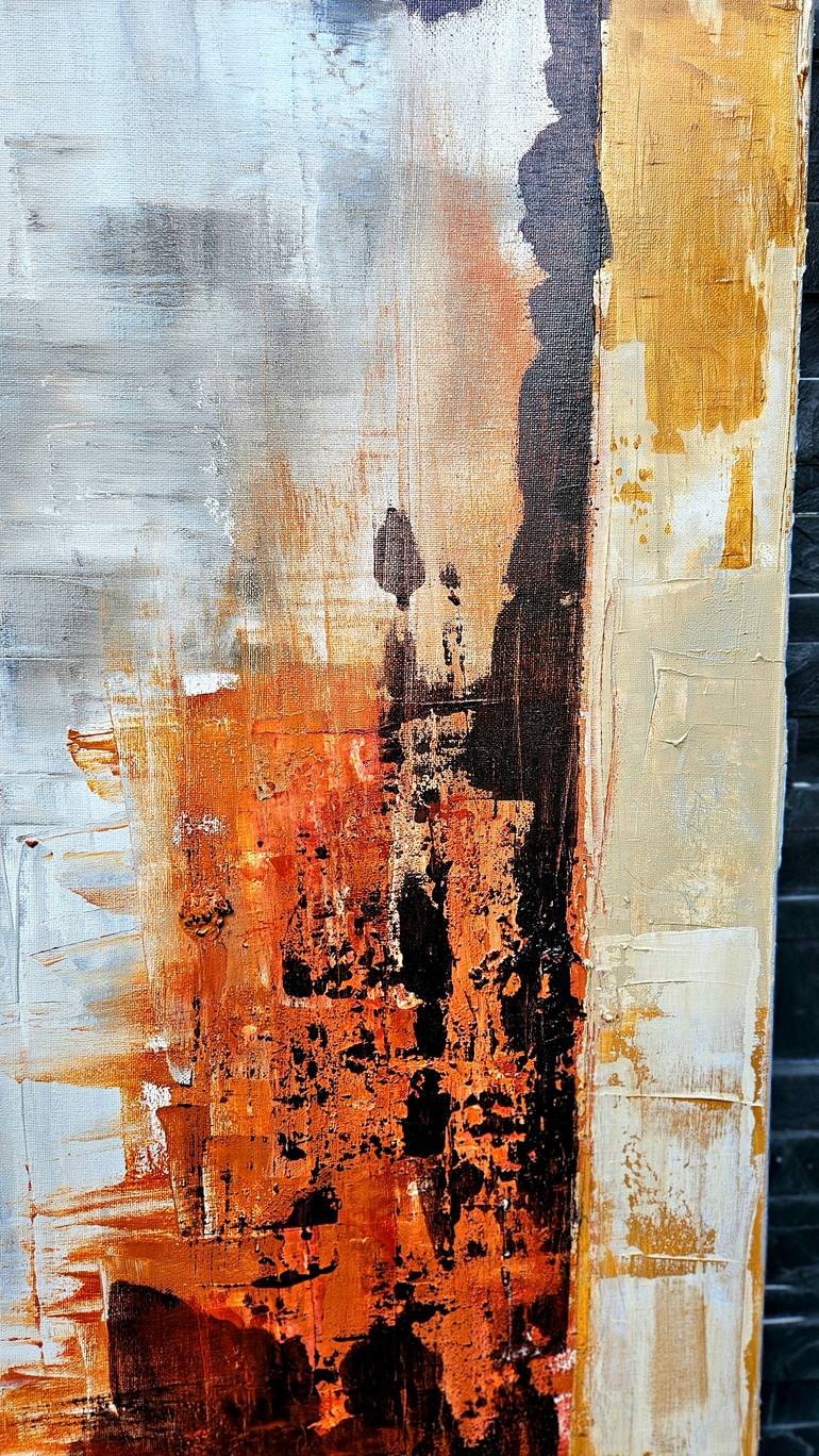 Original Abstract Expressionism Abstract Painting by Carolina Sauca