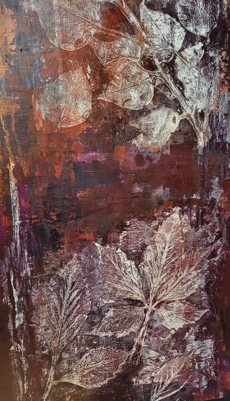 Original Abstract Expressionism Abstract Painting by Carolina Sauca