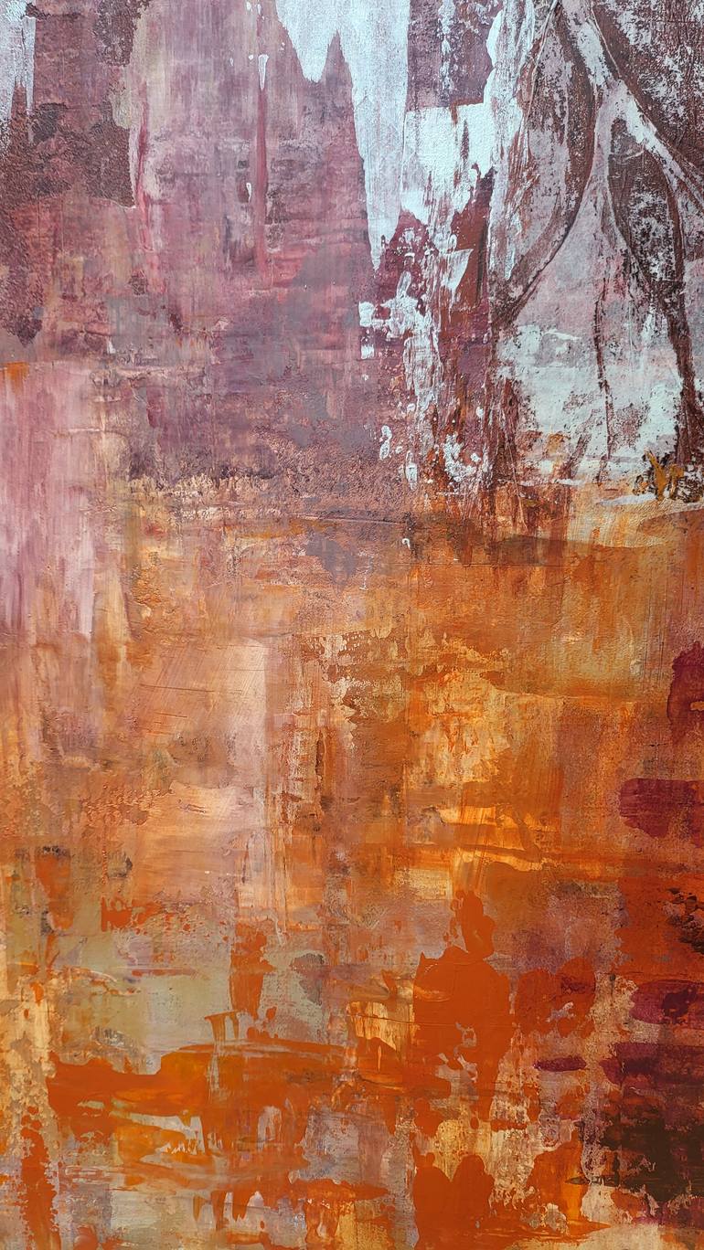 Original Abstract Expressionism Abstract Painting by Carolina Sauca