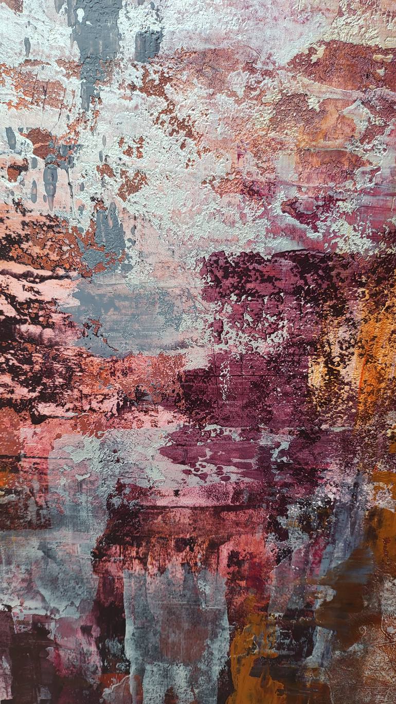 Original Abstract Expressionism Abstract Painting by Carolina Sauca