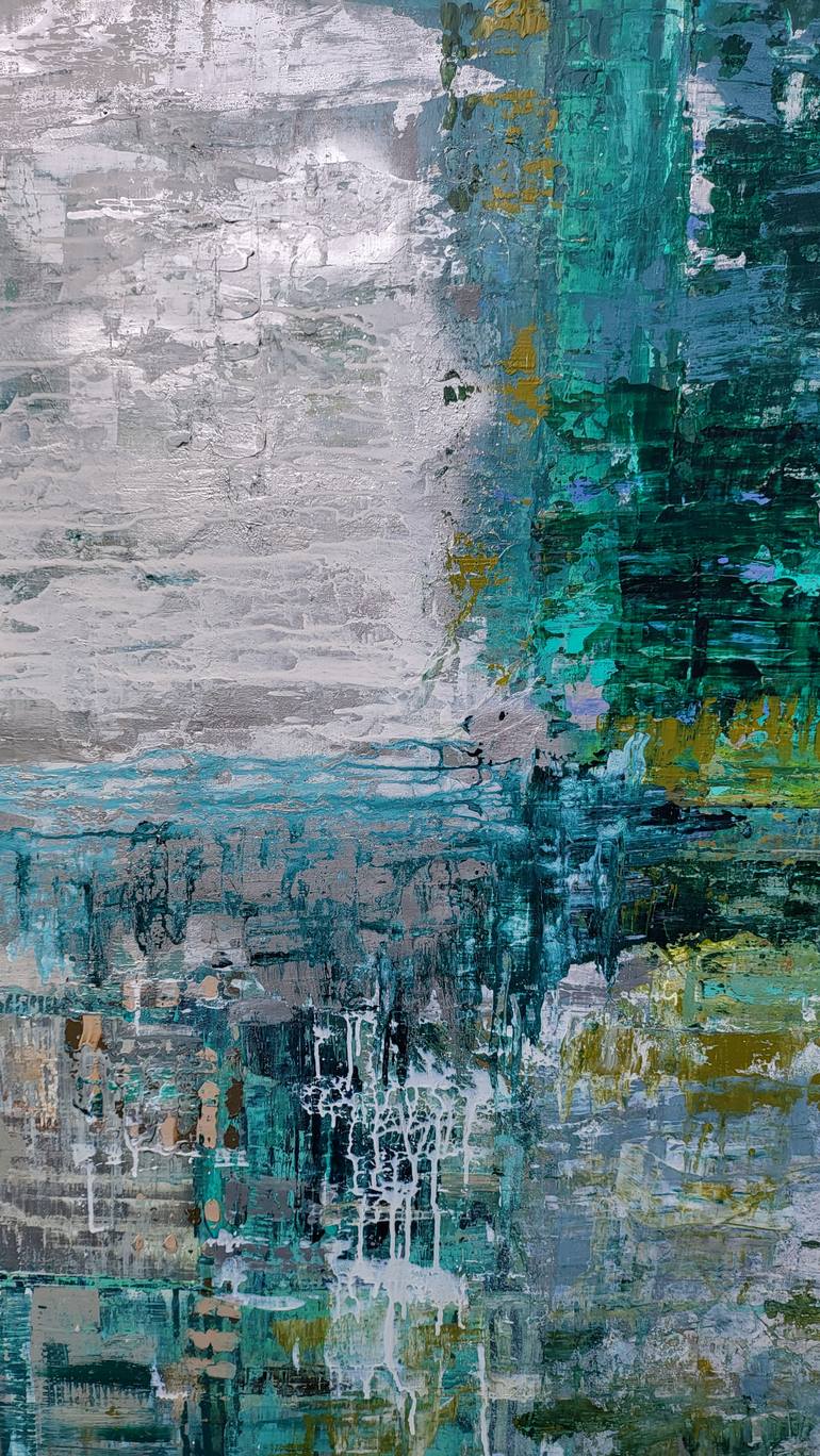 Original Abstract Expressionism Abstract Painting by Carolina Sauca