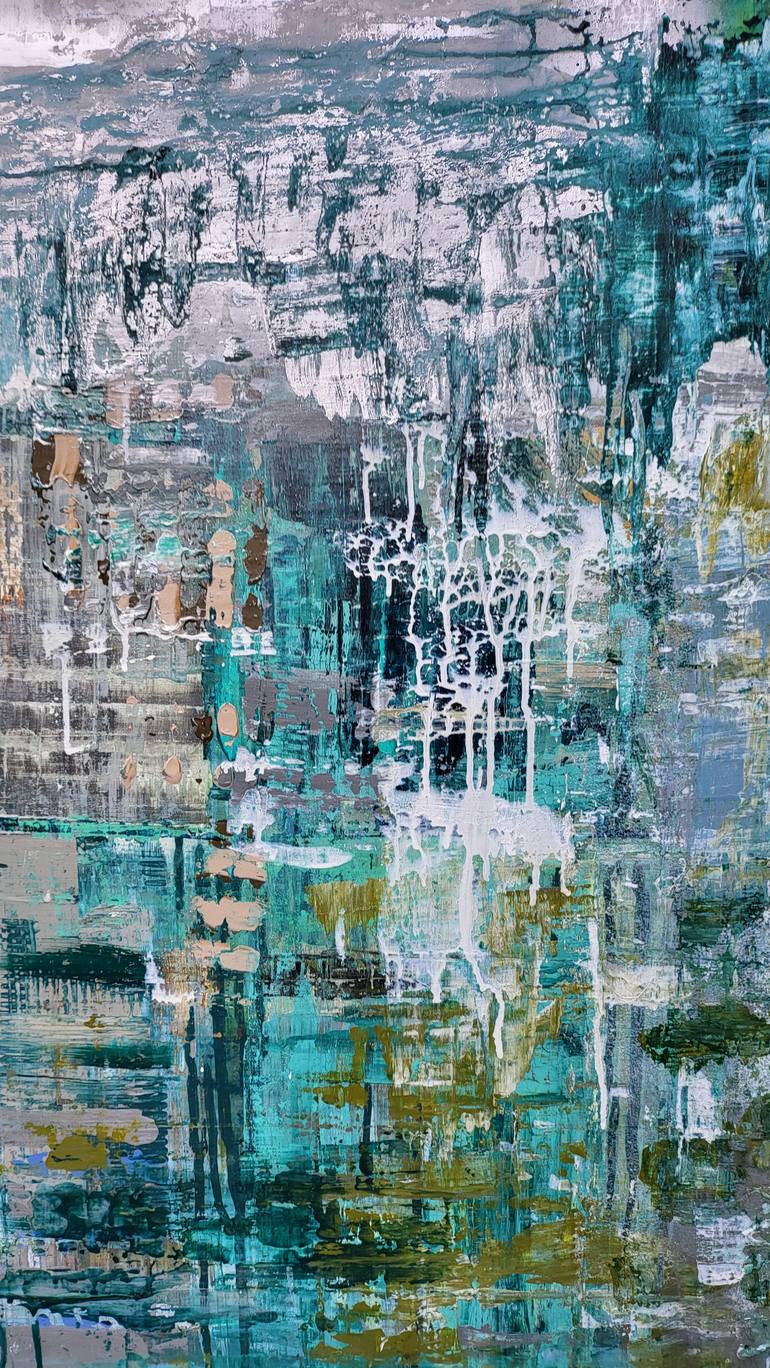 Original Abstract Expressionism Abstract Painting by Carolina Sauca