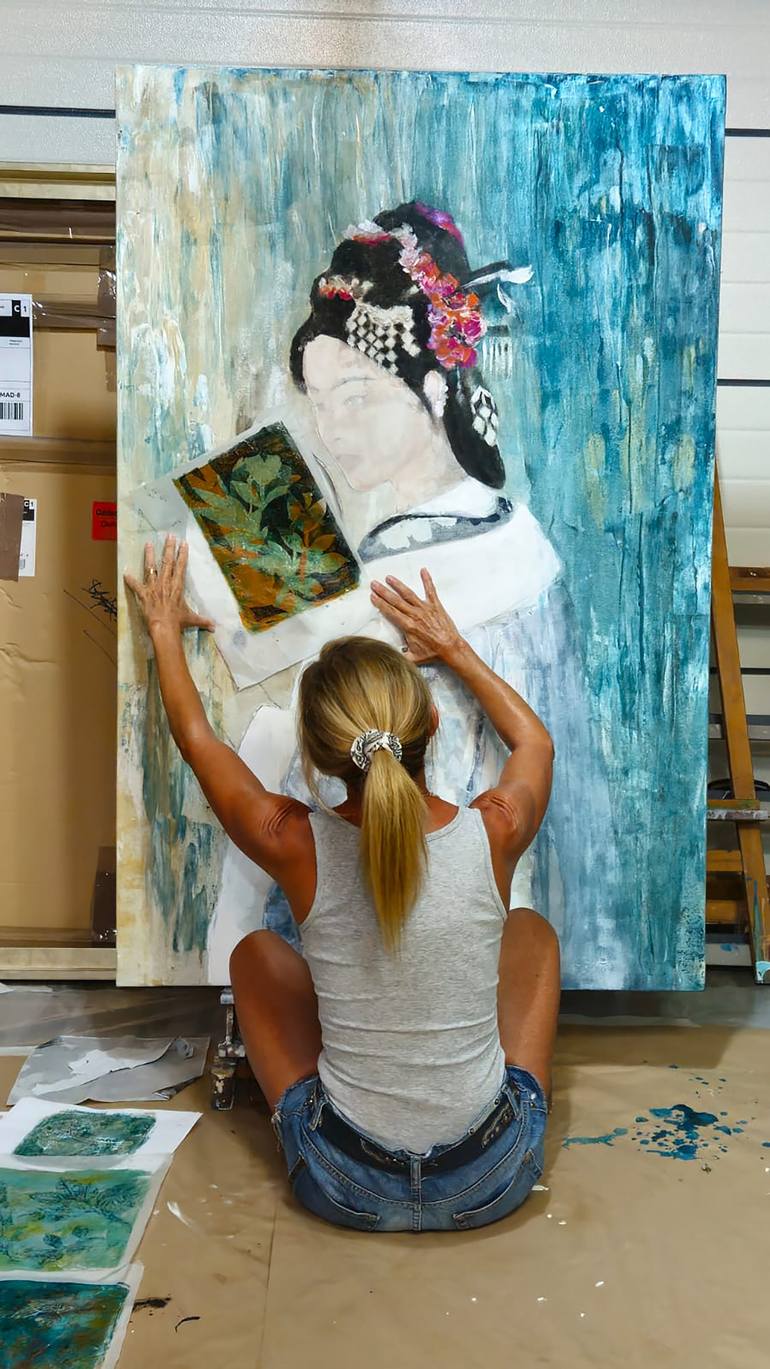 Original Contemporary Women Painting by Carolina Sauca