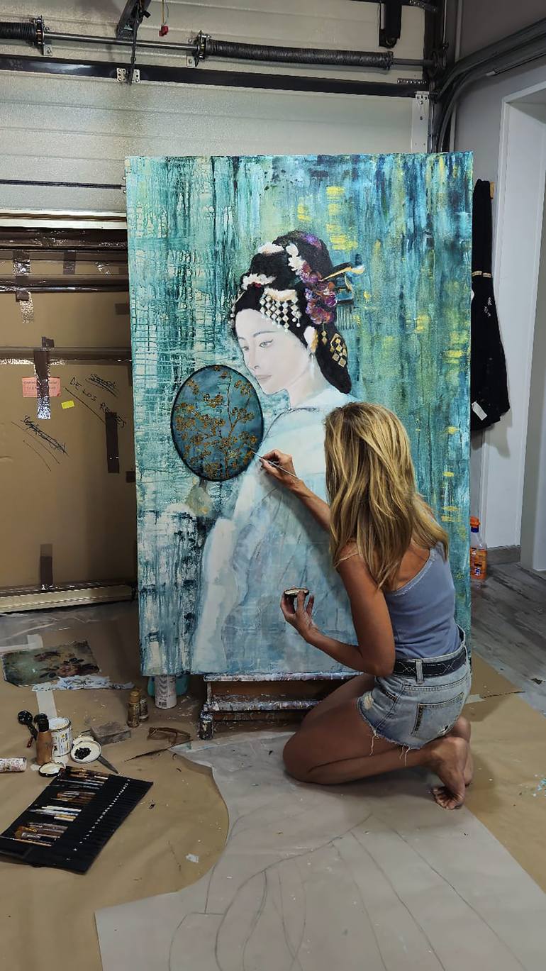 Original Contemporary Women Painting by Carolina Sauca