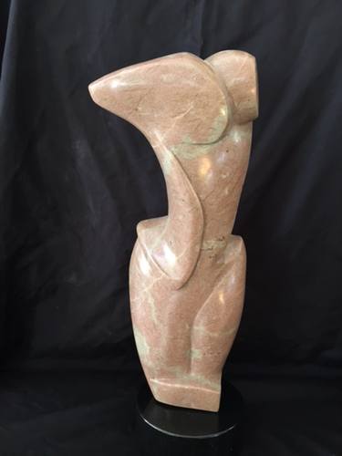Original Abstract Expressionism Nude Sculpture by Sharon Gainsburg
