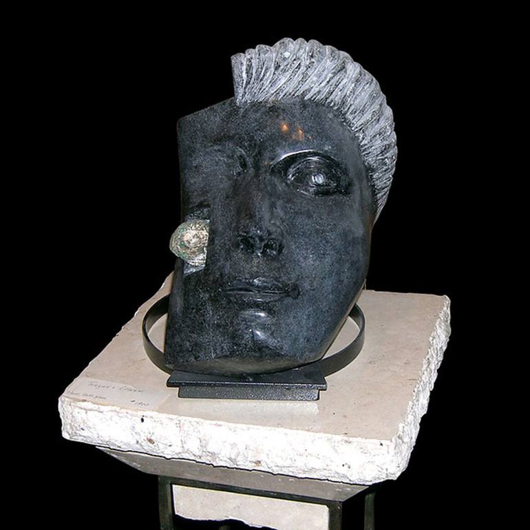 Original Figurative Portrait Sculpture by Sharon Gainsburg