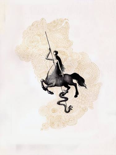 Print of Surrealism World Culture Printmaking by Agnese Kurzemniece