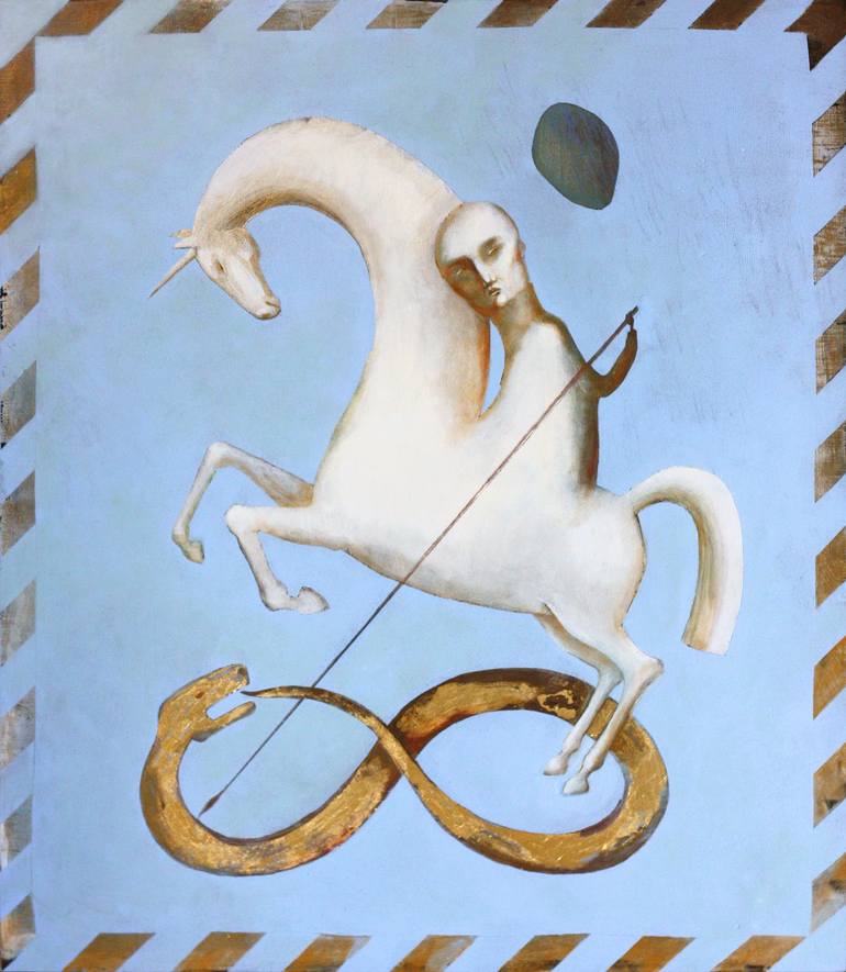 Print of Conceptual World Culture Paintings by Agnese Kurzemniece