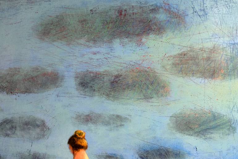 Original Conceptual Seascape Painting by Agnese Kurzemniece