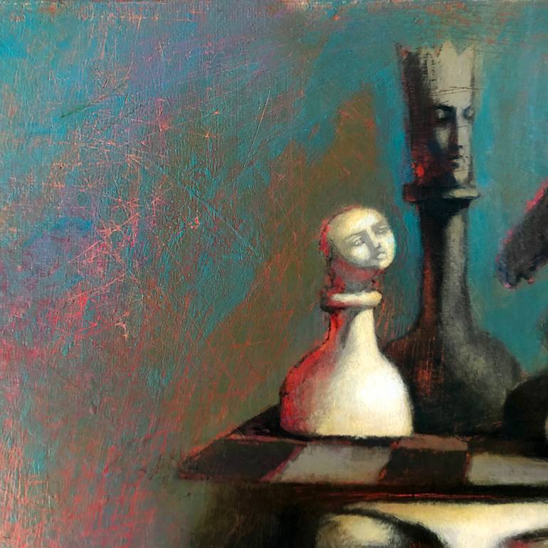 Original Figurative Fantasy Painting by Agnese Kurzemniece