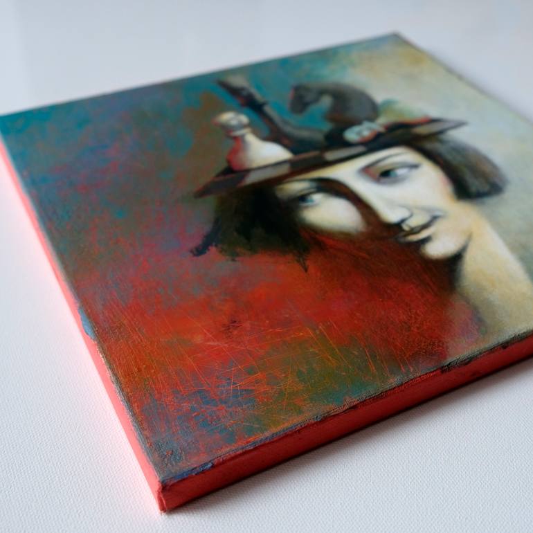 Original Figurative Fantasy Painting by Agnese Kurzemniece