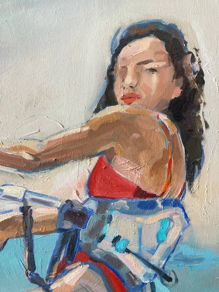 Original Figurative Sports Painting by Anna Lewandowska - Michalik