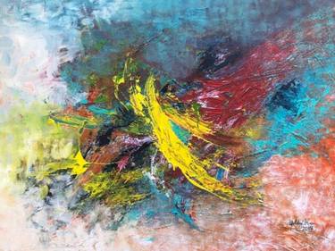 Print of Abstract Expressionism Abstract Paintings by Yıldız Arun