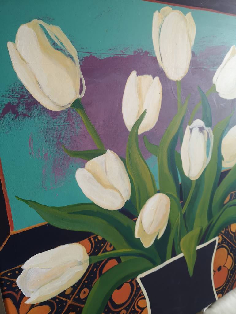 Original Impressionism Floral Painting by Kai Hoge