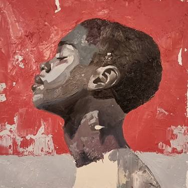 Original Portraiture Men Painting by Shai Yossef