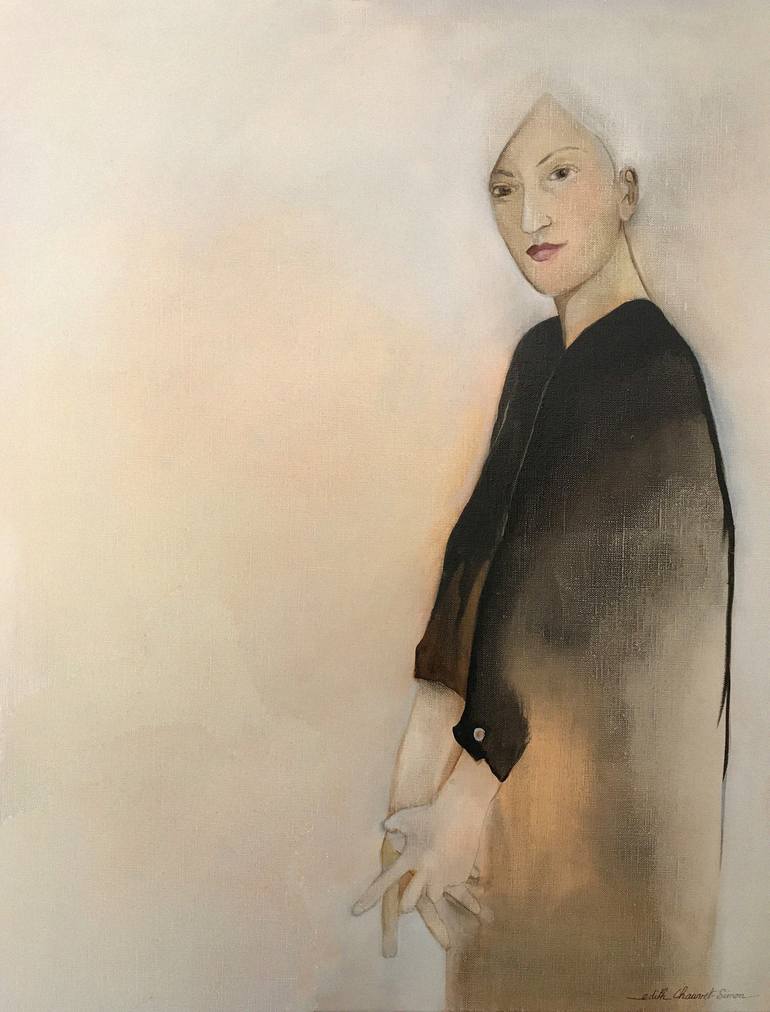 ELLE Painting by Edith CHAUVET-SIMON | Saatchi Art