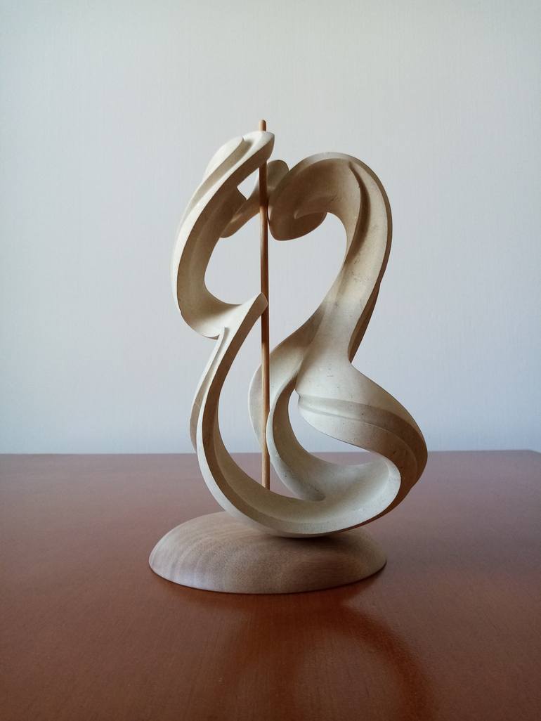 Original Abstract Expressionism Abstract Sculpture by Massimiliano Capraro