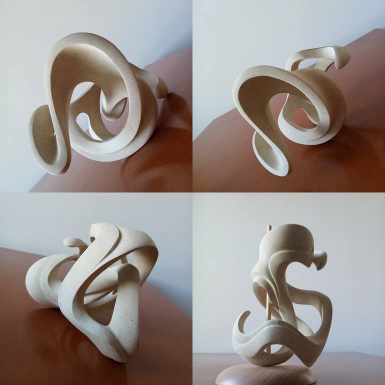 Original Conceptual Abstract Sculpture by Massimiliano Capraro