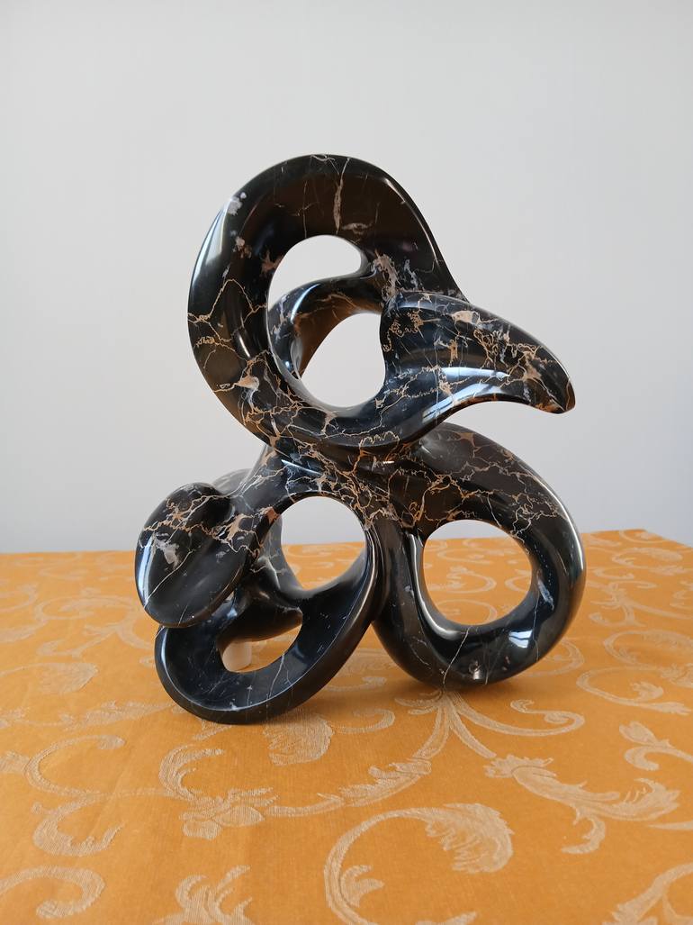 Original Art Deco Abstract Sculpture by Massimiliano Capraro