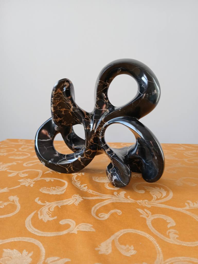 Original Art Deco Abstract Sculpture by Massimiliano Capraro