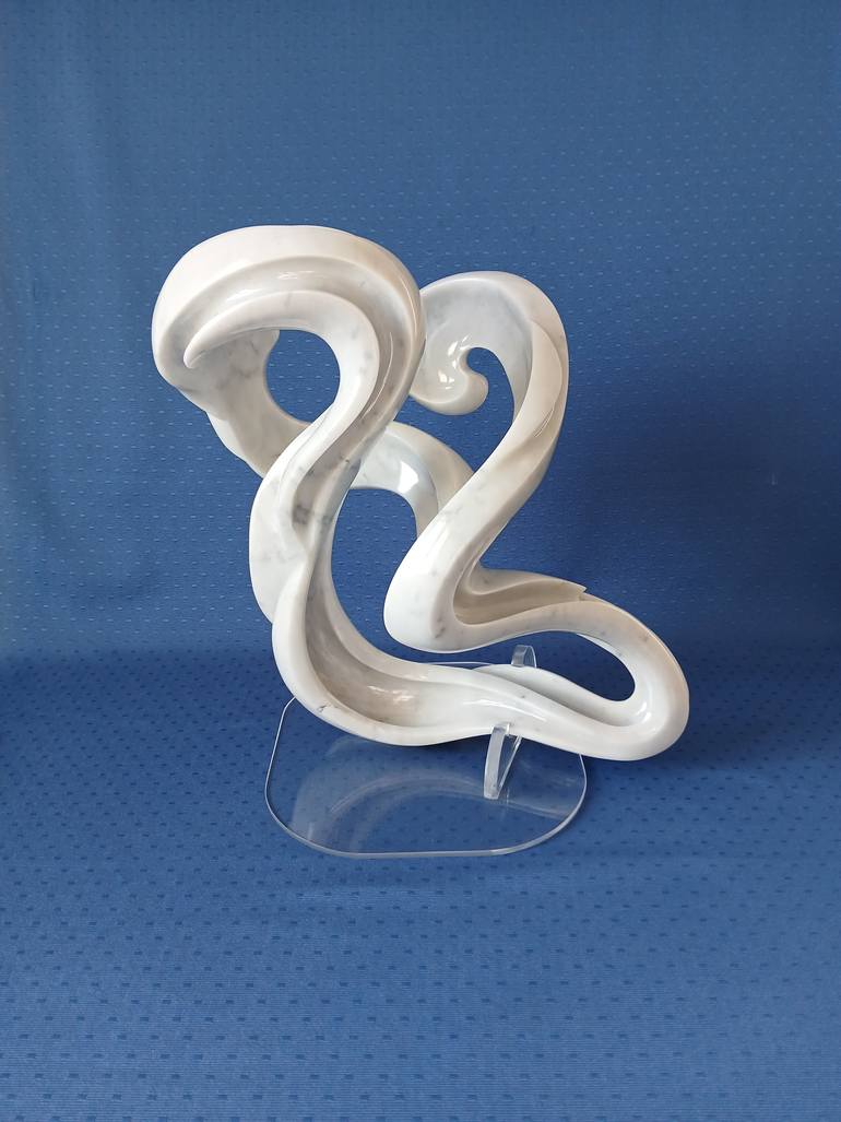 Original Abstract Expressionism Abstract Sculpture by Massimiliano Capraro