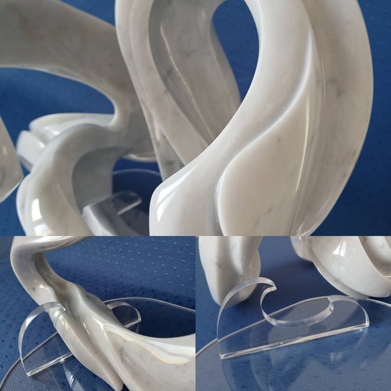 Original Abstract Expressionism Abstract Sculpture by Massimiliano Capraro