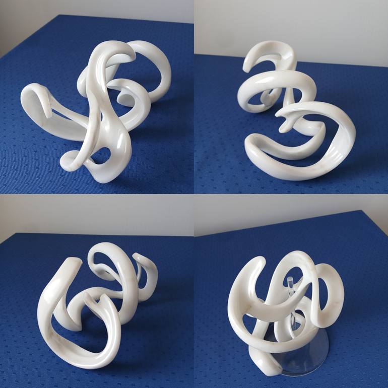 Original Abstract Expressionism Abstract Sculpture by Massimiliano Capraro