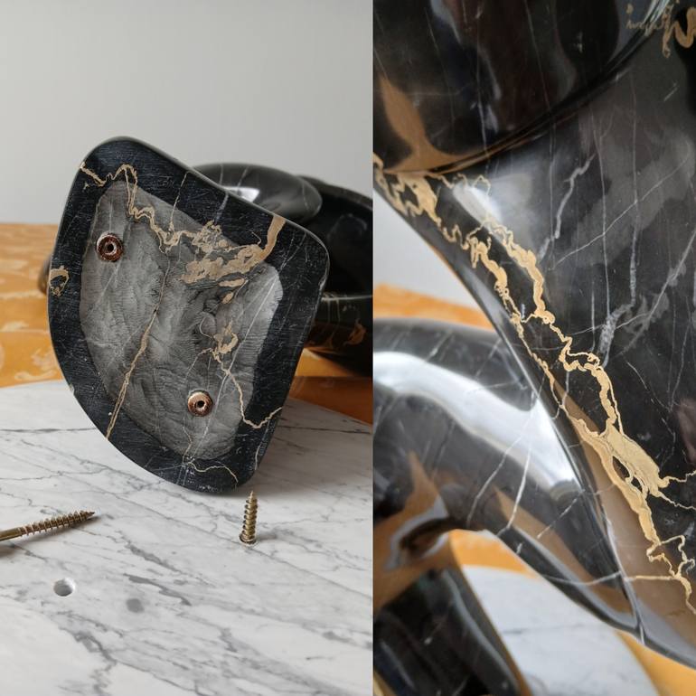 Original Abstract Expressionism Abstract Sculpture by Massimiliano Capraro