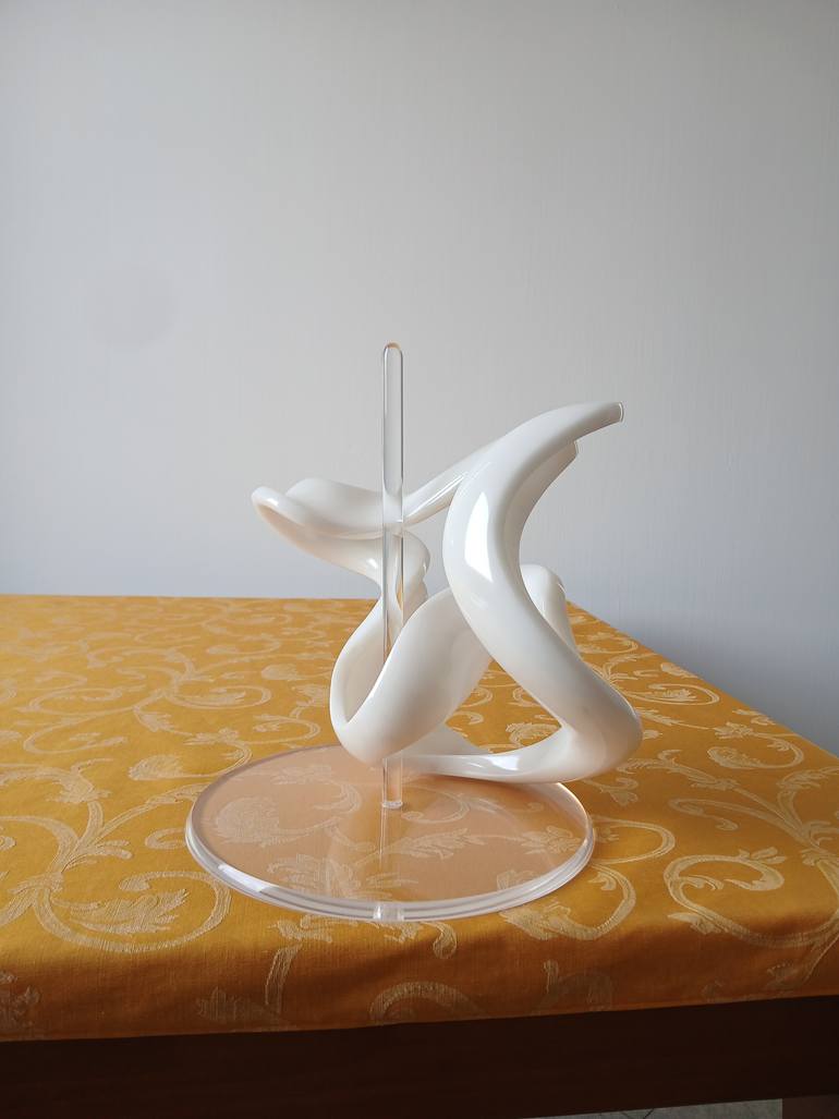 Original Abstract Expressionism Abstract Sculpture by Massimiliano Capraro