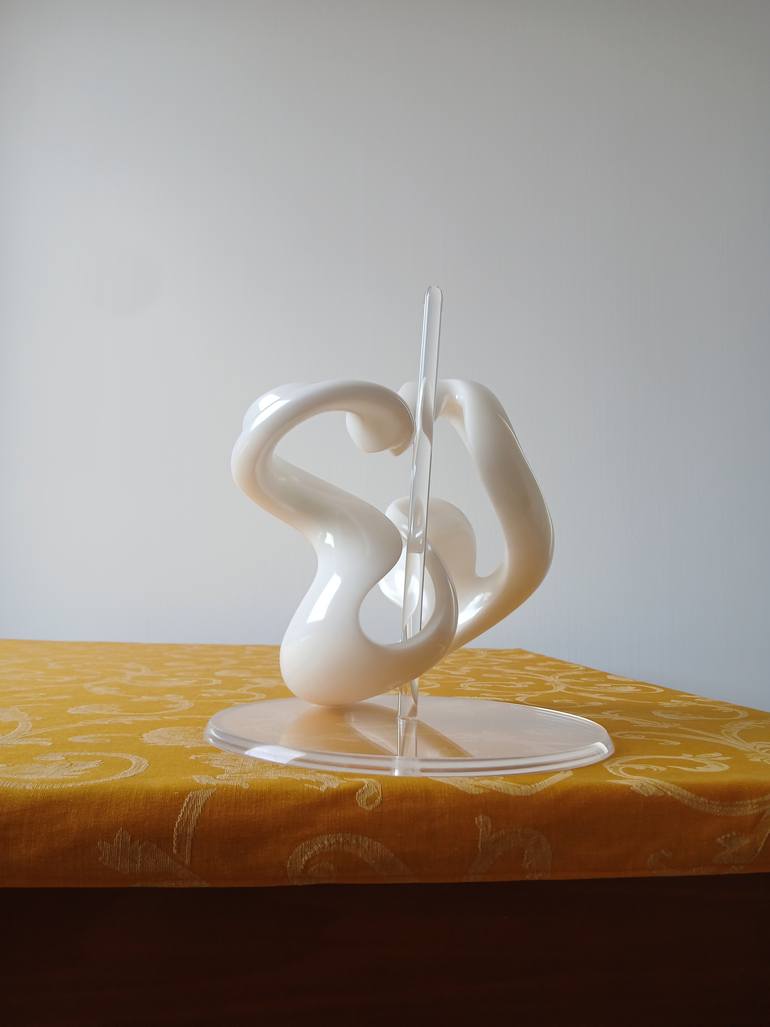 Original Abstract Expressionism Abstract Sculpture by Massimiliano Capraro