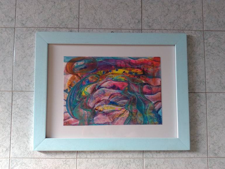 Original Abstract Painting by Massimiliano Capraro