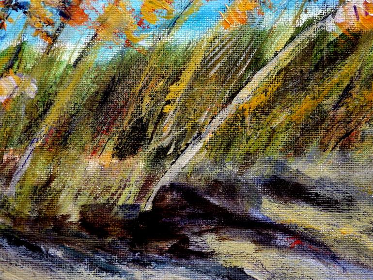 Original Impressionism Nature Painting by Marie Steffin