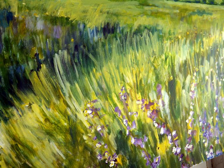 Original Impressionism Nature Painting by Marie Steffin